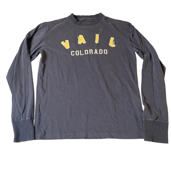 Vail Colorado Resortwear Long Sleeve T Shirt Mens Small Quality Mountain Wear - Picture 1 of 6